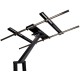 Кронштейн для телевизора Kromax ATLANTIS-120 черный 40"-100" макс.121кг настенный поворот и наклон