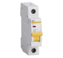 Выключатель автоматический IEK ВА47-29 MVA20-1-006-C 6A тип C 4.5kA 1П 230/400В 1мод белый (упак.:1шт)