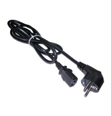 Кабель Lanmaster LAN-PP13/SHA-2.0-BK C13-Schuko проводник.:3x0.75мм2 2м 220В 10А (упак.:1шт) черный