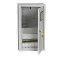 Щит распределительный IEK MKM35-N-12-31-ZO ЩУРн-3/12зо-1 36 УХЛ3 навесной 310мм 165мм 540мм 12мод. металл IP31 серый с возможностью установки счетчика (упак.:1шт)