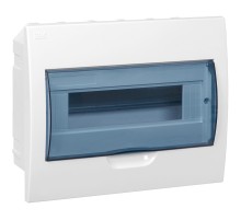 Щит распределительный IEK MKP12-V-12-40-10 ЩРВ-П-12 для установки модульных устройств встраиваемый 280мм 87мм 222мм 660B 12мод. пластик IP41 белый (упак.:1шт)
