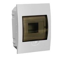 Щит распределительный IEK MKP12-V-06-40-20 ЩРВ-П-6 для установки модульных устройств встраиваемый 172мм 87мм 222мм 660B 6мод. пластик IP41 белый (упак.:1шт)