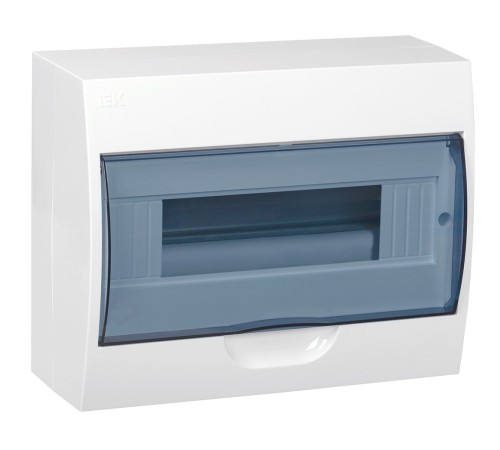 Щит распределительный IEK MKP12-N-12-40-10 ЩРН-П-12 для установки модульных устройств навесной 255мм 97мм 200мм 660B 12мод. пластик IP41 белый (упак.:1шт)