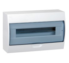 Щит распределительный IEK MKP12-N-18-40-10 ЩРН-П-18 для установки модульных устройств навесной 362мм 97мм 220мм 660B 18мод. пластик IP41 белый (упак.:1шт)