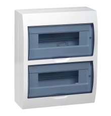 Щит распределительный IEK MKP12-N-24-40-10 ЩРН-П-24 для установки модульных устройств навесной 270мм 99мм 327мм 660B 24мод. пластик IP41 белый (упак.:1шт)