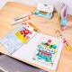 Пленка Deli EH830 Macaron для книги (набор 10шт) ПП 80мкм гладкая прозр. 360х500мм