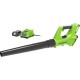 Воздуходувка Greenworks 2404807UA пит.:от аккум. зеленый