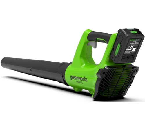 Воздуходувка Greenworks 2404807UA пит.:от аккум. зеленый Воздуходувка Greenworks 2404807UA пит.:от аккум. зеленый