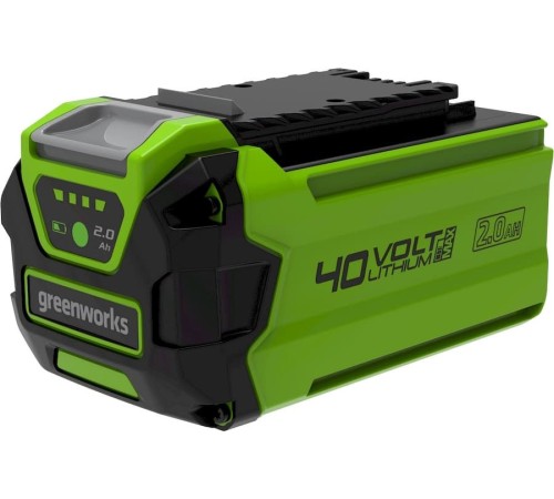 Батарея аккумуляторная Greenworks G40B2 40В 2Ач Li-Ion (2926907) Батарея аккумуляторная Greenworks G40B2 40В 2Ач Li-Ion (2926907)