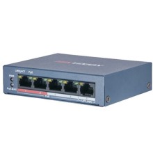 Коммутатор 4 RJ45 100M PoE с грозозащитой 6кВ Hikvision DS-3E0105P-E/M(B)