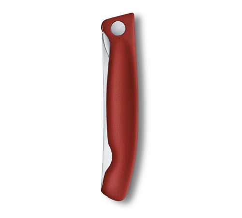 Нож кухонный Victorinox Swiss Classic (6.7831.FB) стальной столовый лезв.110мм серрейт. заточка красный блистер Нож кухонный Victorinox Swiss Classic (6.7831.FB) стальной столовый лезв.110мм серрейт. заточка красный блистер