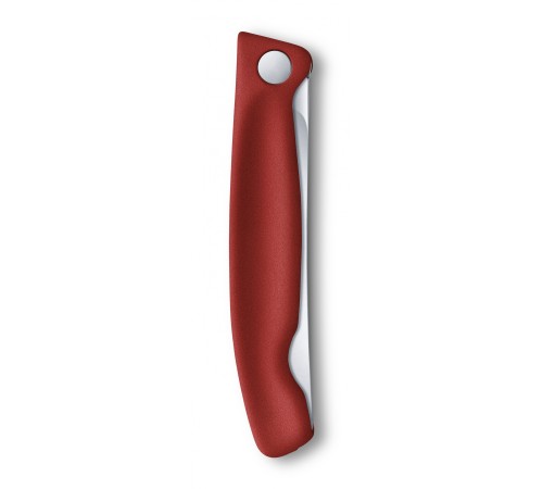 Нож кухонный Victorinox Swiss Classic (6.7831.FB) стальной столовый лезв.110мм серрейт. заточка красный блистер Нож кухонный Victorinox Swiss Classic (6.7831.FB) стальной столовый лезв.110мм серрейт. заточка красный блистер