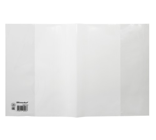 Обложка Silwerhof 70100 для тетради/дневника ПП 70мкм гладкая прозр. 210x345мм