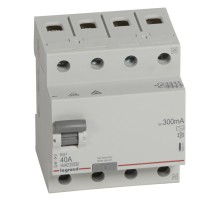 Выключатель дифф.тока УЗО Legrand RX3 402071 40A 300мА AC 4П 400В 4мод