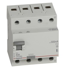 Выключатель дифф.тока УЗО Legrand RX3 402071 40A 300мА AC 4П 400В 4мод