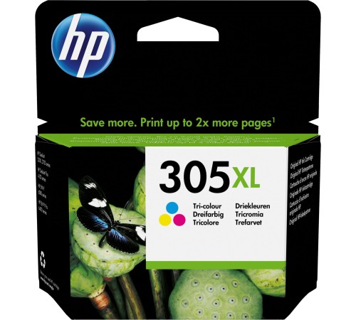 Картридж струйный HP 305XL 3YM63AE многоцветный (200стр.) (5мл) для HP DJ 2320/2710/2720