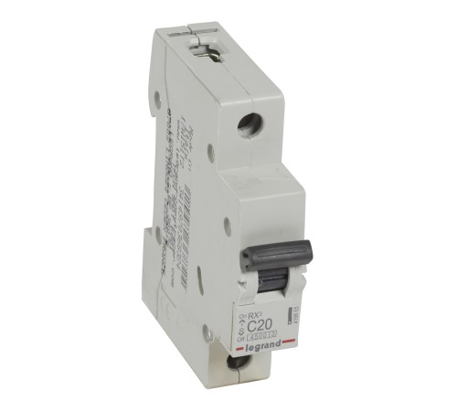 Выключатель автоматический Legrand RX3 419665 20A тип C 4.5kA 1П 230В 1мод
