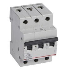 Выключатель автоматический Legrand RX3 419706 10A тип C 4.5kA 3П 400В 3мод
