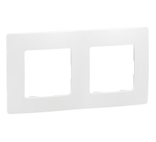 ETIKA Рамка 2поста, бел. Legrand 672502