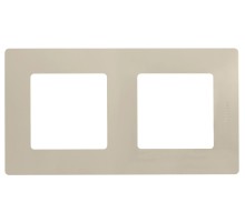ETIKA Рамка 2 поста, сл. кость Legrand 672512