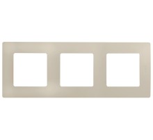 ETIKA Рамка 3 поста, сл. кость Legrand 672513