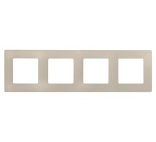 ETIKA Рамка 4 поста, сл. кость Legrand 672514