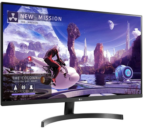 Монитор LG 27" 27QN600-B черный IPS LED 16:9 HDMI матовая HAS 350cd 178гр/178гр 2560x1440 DisplayPort WQHD