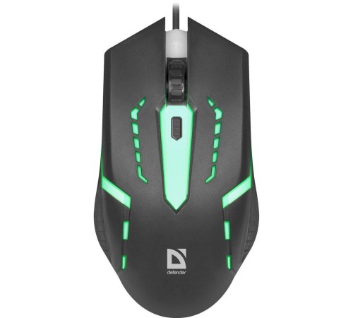 Мышь Defender Flash MB-600L черный оптическая (1200dpi) USB (3but)