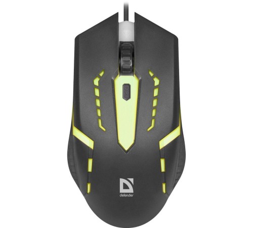Мышь Defender Flash MB-600L черный оптическая (1200dpi) USB (3but)