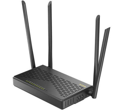 Роутер беспроводной D-Link DIR-825 (DIR-825/GFRU/R3A) AC1200 1000BASE-X SFP/4G ready черный