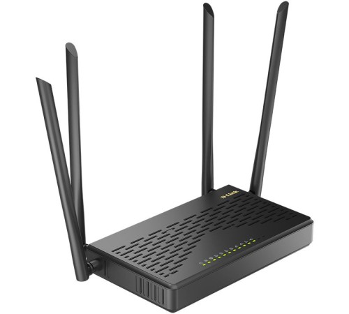 Роутер беспроводной D-Link DIR-825 (DIR-825/GFRU/R3A) AC1200 1000BASE-X SFP/4G ready черный