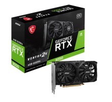 Видеокарта MSI PCI-E 4.0 RTX 3050 VENTUS 2X 6G OC NVIDIA GeForce RTX 3050 6Gb 128bit GDDR6 1807/14000 HDMIx1 DPx3 HDCP Ret