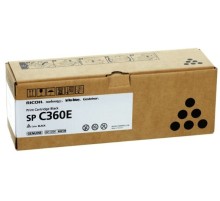 Картридж лазерный Ricoh SP C360E 408188 черный (2500стр.) для Ricoh SP C360DNw/SP C360SNw/SP C360SFNw/SP C361SFNw