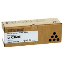 Картридж лазерный Ricoh SP C360E 408188 черный (2500стр.) для Ricoh SP C360DNw/SP C360SNw/SP C360SFNw/SP C361SFNw