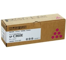 Картридж лазерный Ricoh SP C360E 408190 пурпурный (1500стр.) для Ricoh SP C360DNw/C360SNw/C360SFNw/C361SFNw