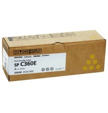 Картридж лазерный Ricoh SP C360E 408191 желтый (1500стр.) для Ricoh SP C360DNw/C360SNw/C360SFNw/C361SFNw