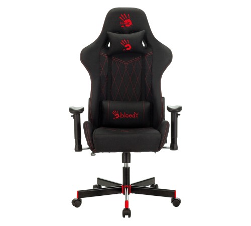 Кресло игровое A4Tech BLOODY GC-850 черный ромбик крестовина