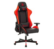 Кресло игровое A4Tech BLOODY GC-870 черный/красный ромбик эко.кожа крестовина
