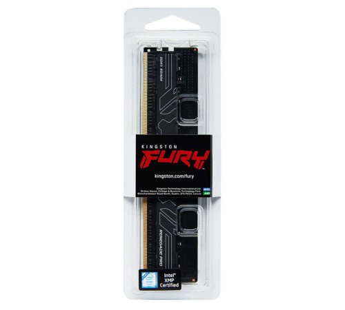 Модуль памяти Kingston 16GB DDR5 5600 FURY Renegade Pro RDIMM Black EXPO ECC Registered DIMM (Single Module) 1RX8 28-34-34 1.35V 288-pin 16Gbit