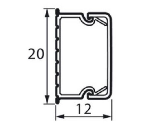 Мини-канал 20x12мм METRA Legrand 638192