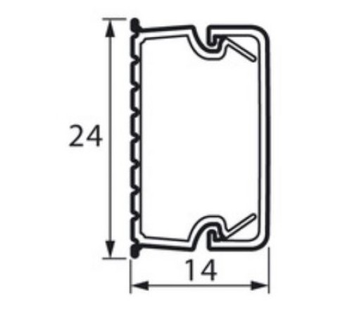 Мини-канал 24x14мм METRA Legrand 638193