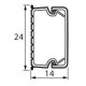 Мини-канал 24x14мм METRA Legrand 638193