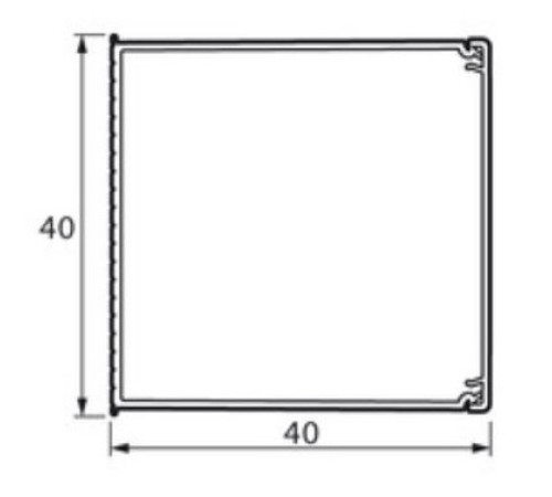 Мини-канал 40x40мм METRA Legrand 638196