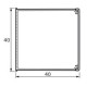 Мини-канал 40x40мм METRA Legrand 638196