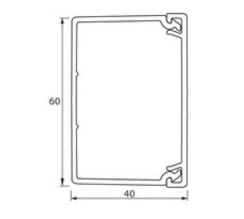 Мини-канал 60x40мм METRA Legrand 638197