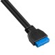 Exegate EX293028RUS Картридер USB3.0  <CR-611U3> (внутренний, 3.5", мультиформатный: SD/SDHC/SDXC/MMC/microSD/T-Flash/CF/MS/MS micro/XD, 1 доп.порт USB3.0, черный, металл)