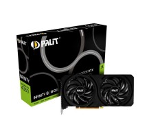 Видеокарта Palit PCI-E 4.0 RTX4060 INFINITY 2 NVIDIA GeForce RTX 4060 8Gb 128bit GDDR6 1830/17000 HDMIx1 DPx3 HDCP Ret