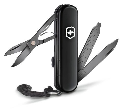 Нож перочинный Victorinox Signature Lite Onyx Black (0.6226.31P) 58мм 8функций черный подар.коробка Нож перочинный Victorinox Signature Lite Onyx Black (0.6226.31P) 58мм 8функций черный подар.коробка