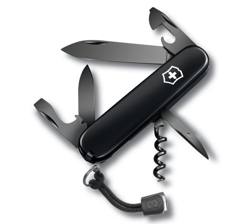 Нож перочинный Victorinox Spartan Onyx Black (1.3603.31P) 91мм 12функций черный карт.коробка Нож перочинный Victorinox Spartan Onyx Black (1.3603.31P) 91мм 12функций черный карт.коробка