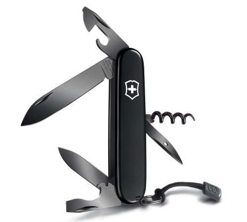 Нож перочинный Victorinox Spartan Onyx Black (1.3603.31P) 91мм 12функций черный карт.коробка Нож перочинный Victorinox Spartan Onyx Black (1.3603.31P) 91мм 12функций черный карт.коробка